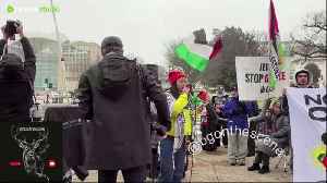 LIVE: Pro-Palestine Protesters Outside Inaugural Meeting of the Board of Peace in DC