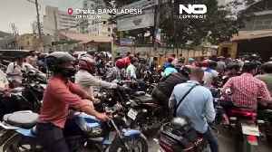 Long fuel queues form in Bangladesh amid fears of supply shortages