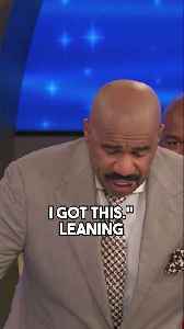 Steve Harvey Roots for Romell — Then That Answer Hits on Family Feud