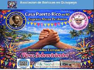Comparsa Rosa Vejigante Y La Playa de Ponce en Santo Domingo 2026