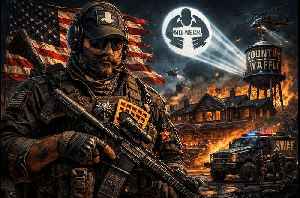 rainbow six with waffle and country