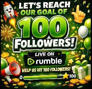 goal of 100 followers