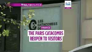 Going underground (again): Paris catacombs reopen to visitors after major safety renovations
