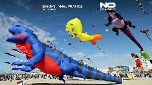 Kites fill the sky as Berck-sur-Mer launches 39th international festival