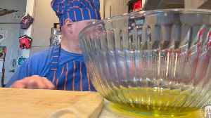 Tank Cooks Parmesan Encrusted Chicken
