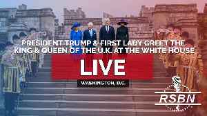 LIVE: President Trump & First Lady Welcome the King and Queen of the UK to the White House - 4/27/26