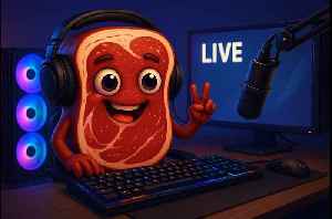 Jumping around all over the place 🔴LIVE ☮ ➕💜…🥩