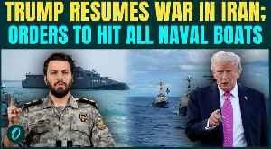 Trump ORDERS To Blow Up Any Iranian Boat Blocking Hormuz; Iran Hits Back With ‘All Prepared’ Remarks