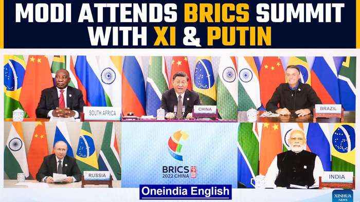 PM Modi attends BRICS summit 2022, highlights need for common ground | Oneindia News *Politics