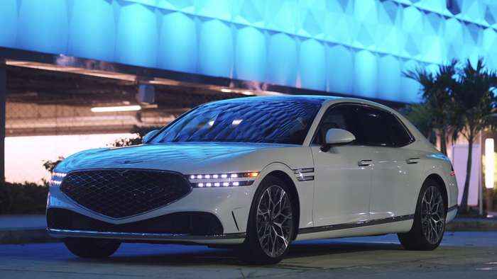 2023 Genesis G90 Design Preview in White