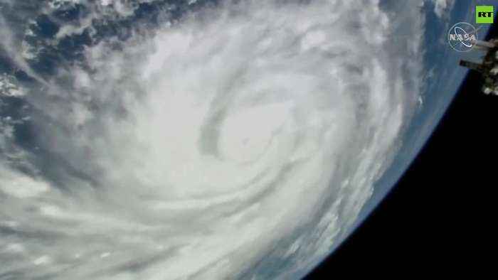 Hurricane Ian captured from space