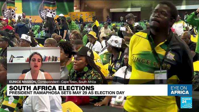 South Africa's Ramaphosa sets May 29 election date