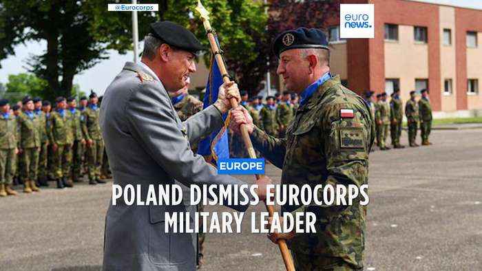 Poland dismisses Eurocorps military commander