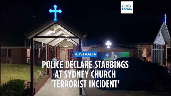 Knife attack in Sydney church treated as 'act of terrorism'