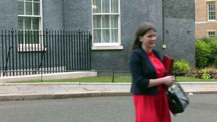 Cabinet ministers leave No 10 after meeting with PM