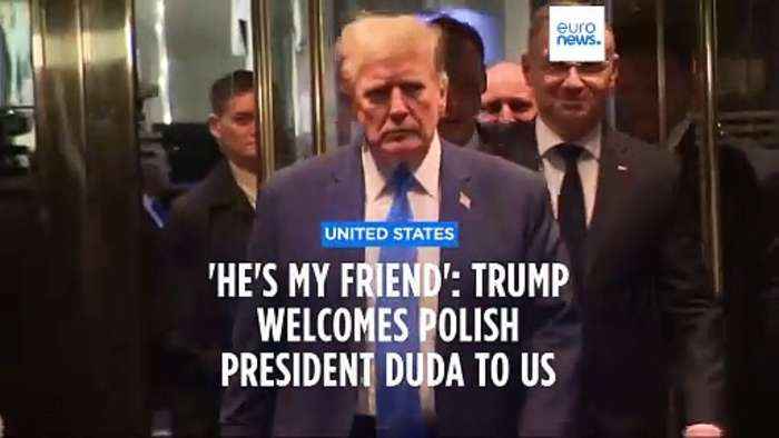 ‘He’s my friend’: Trump welcomes Poland president Duda in US