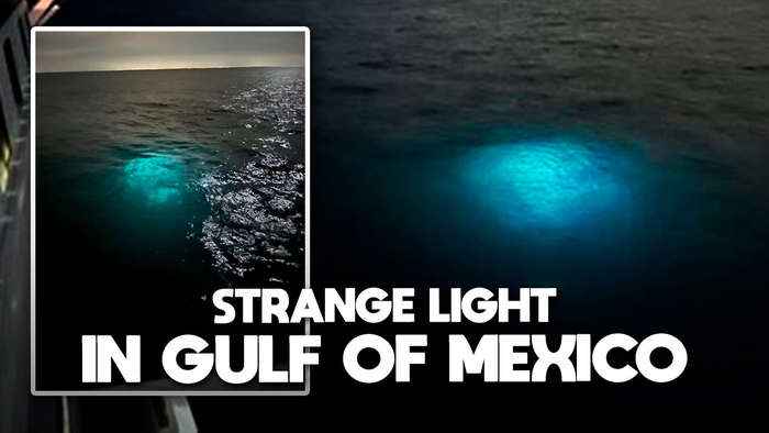 Strange Light Appears at the Bottom of the Sea in the Gulf of Mexico