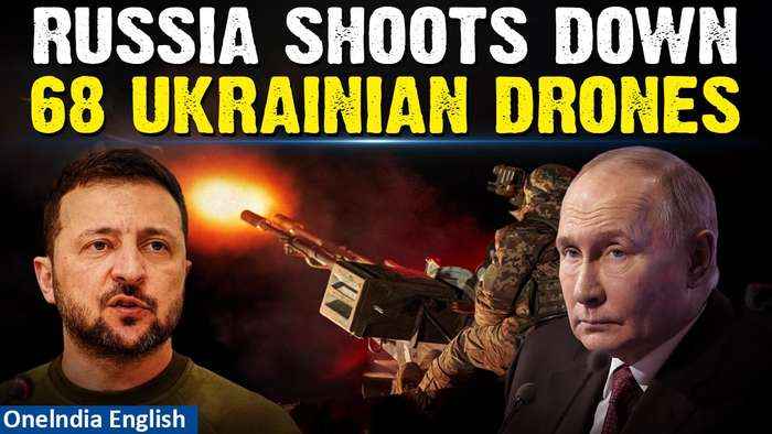 Russia-Ukraine War: Russian air defences shoot down 68 Ukrainian drones | Oneindia
