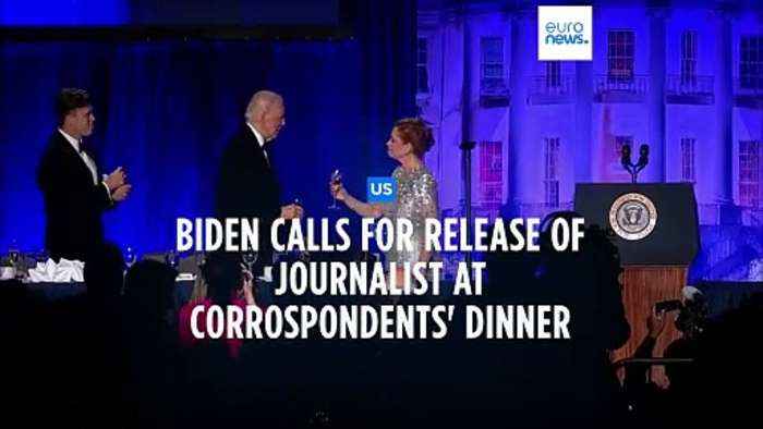 Biden calls for release of journalist at Correspondents' dinner