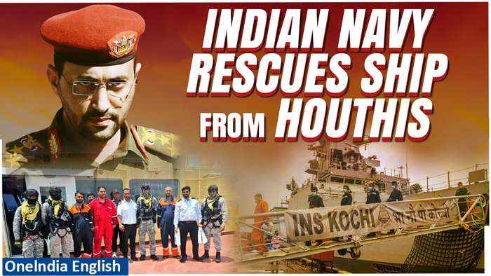 Indian Navy Rescues Panama-Flagged Ship from Houthi Rebels in the Red Sea | Oneindia News