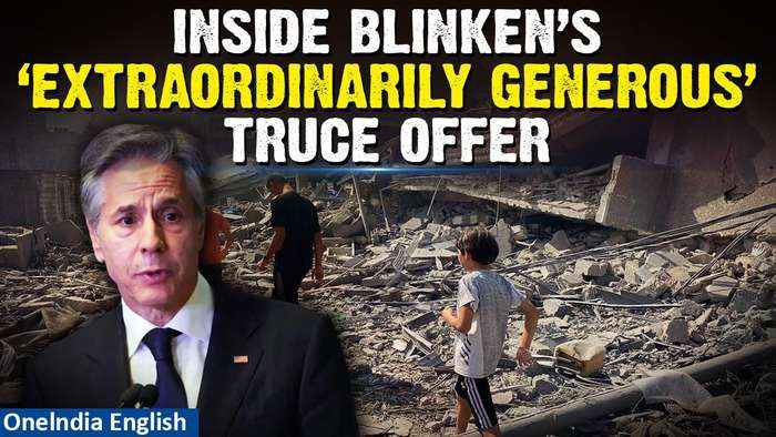 Blinken Urges Hamas to Accept Israel's ‘Extraordinarily Generous’ Truce Offer | Oneindia News