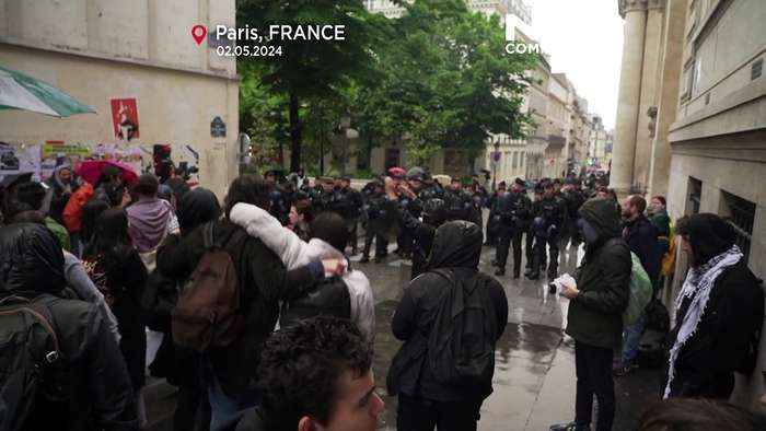 Sciences Po Paris Campus Closed Amid Gaza Protest