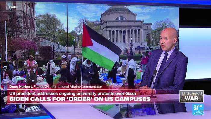 US college Gaza protests: Biden's call for 'order' falling on deaf ears?