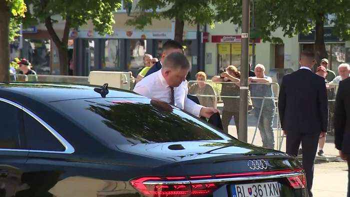 WATCH: Slovak Prime Minister Robert Fico shot and injured after meeting