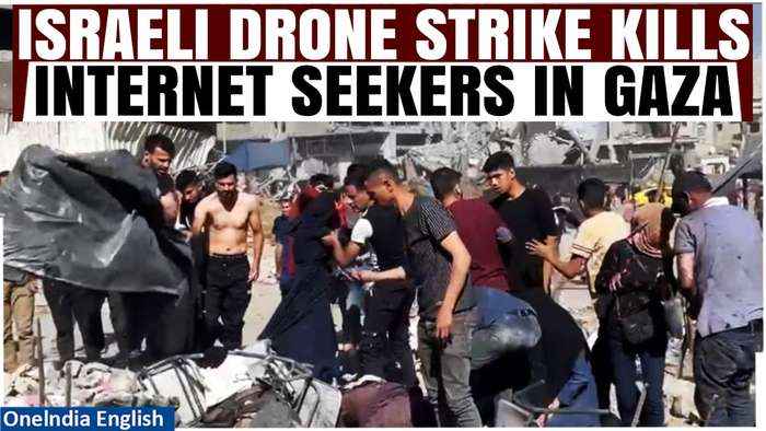 Bloodbath In Gaza: IDF Drones Strike Group Of Palestinians Trying To Access Internet On Jalaa Street