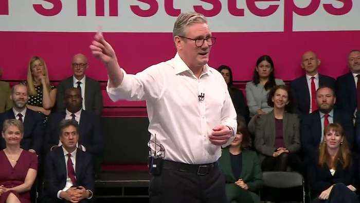 Starmer launches Labour’s election doorstep offer to voters