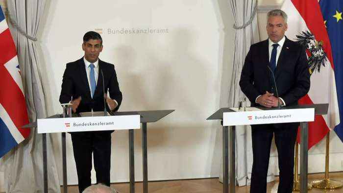 Sunak and Austrian PM commit to tackling illegal migration