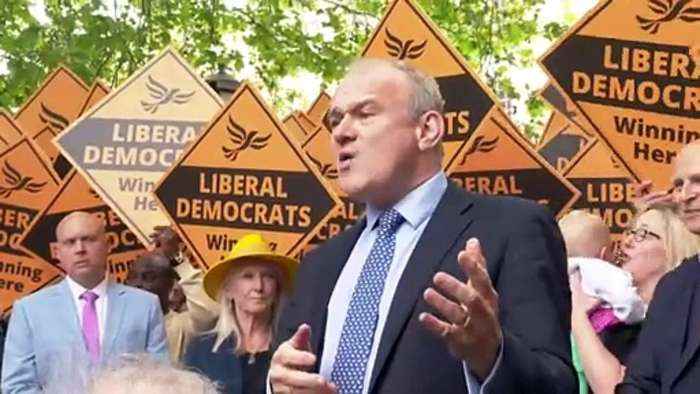 Ed Davey kicks off Lib Dems election campaign in Cheltenham