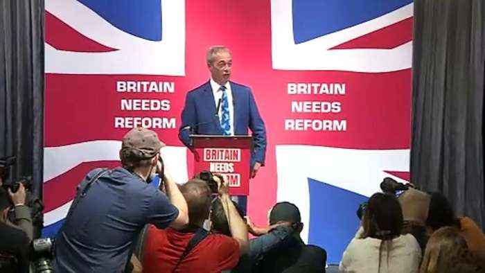 Nigel Farage to stand for Reform UK in general election