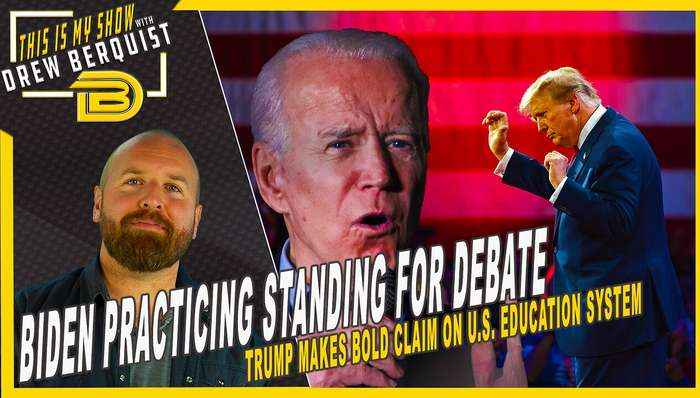 Joe Biden Is Practicing Standing for Presidential Debate, Trump Makes a Bold Claim | June 24, 2024