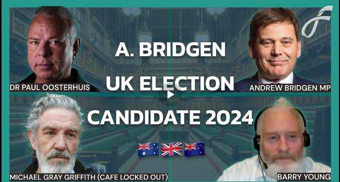 Andrew Bridgen - UK Election Candidate with Cafe Locked Out, Dr Paul Oosterhuis & Barry Young