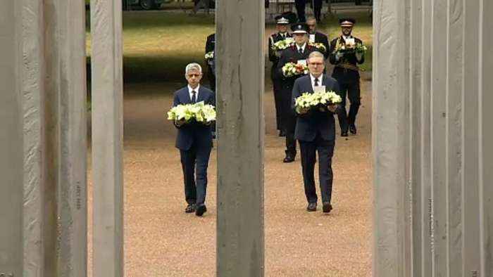 Keir Starmer lays wreath at 7/7 memorial