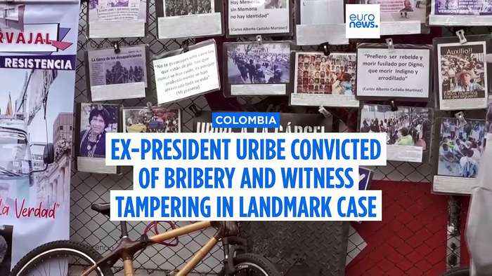 Ex-Colombian president Uribe convicted of - One News Page VIDEO