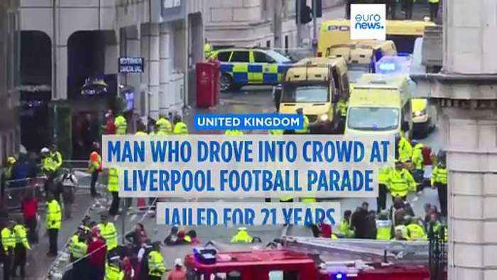 Driver who ploughed into crowd at Liverpool football parade jailed for over 21 years