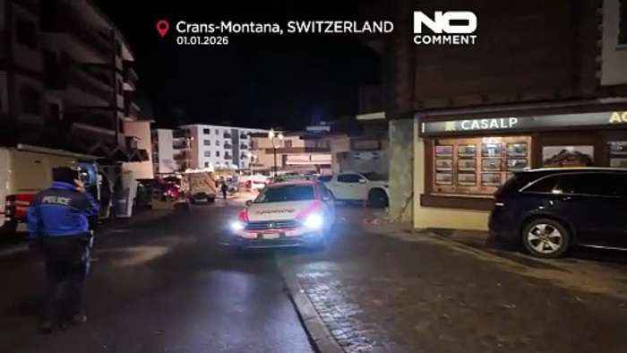 Switzerland resort fire: ‘several dozen’ dead and about 100 injured after blast in Crans-Montana