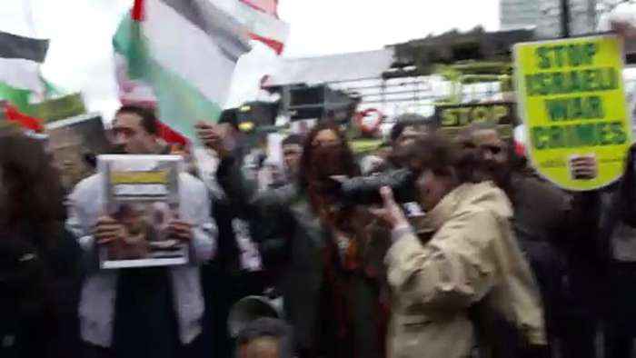 Al Quds Day demo and counter-protest take place in London