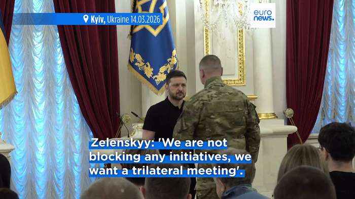 Zelenskyy says ready for another round of peace talks but waiting on US and Russia