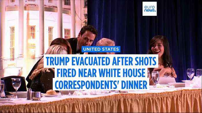 Trump evacuated after shots fired near White House Correspondents' Dinner