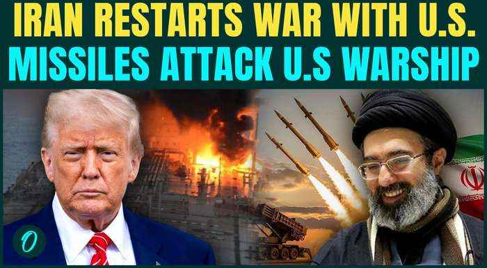 Iran FIRES Missiles at U.S Warships Restarting War With Trump And Netanyahu, WW3 Nears Hormuz