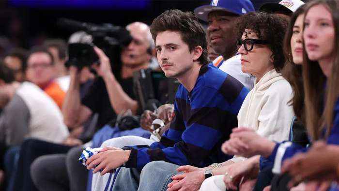 Timothée Chalamet Ditches Met Gala With Kylie Jenner for NBA Playoffs | THR News Video