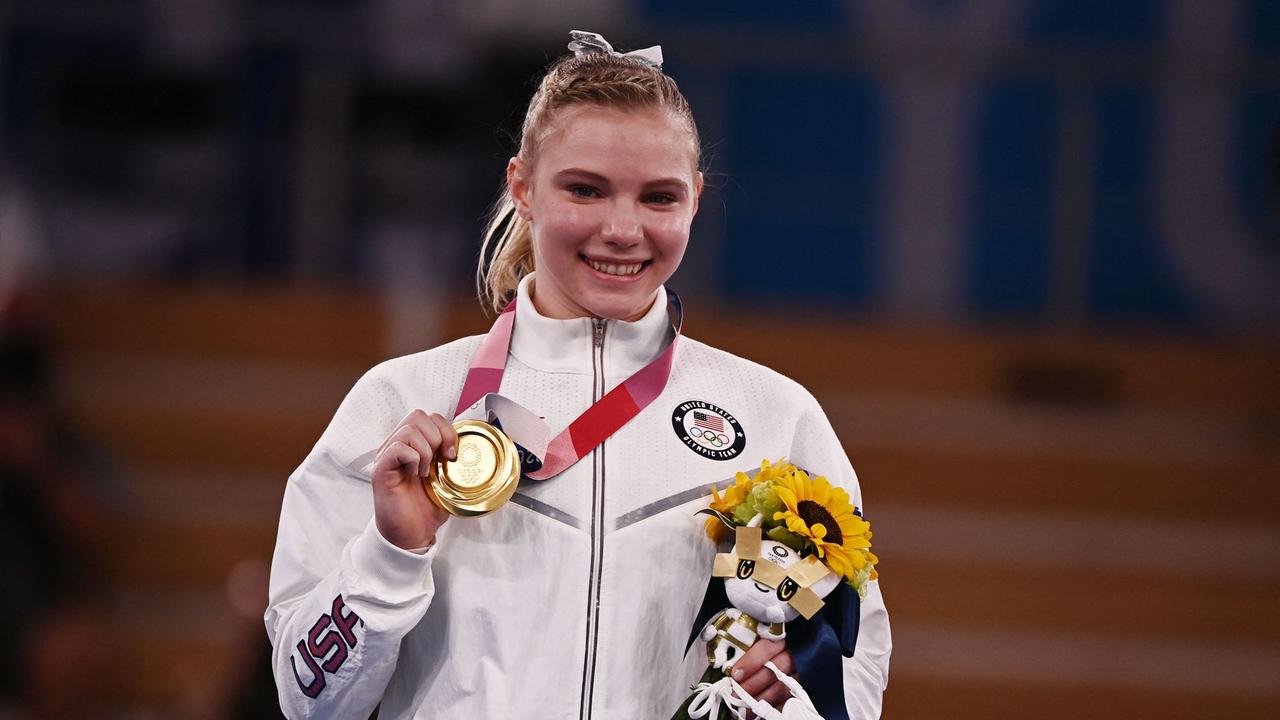 Jade Carey Wins Gold in the Olympic Floor Exercise Final