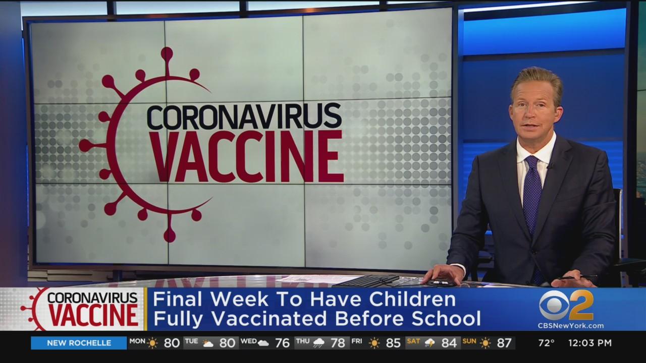 Final Week To Be Fully Vaccinated By School