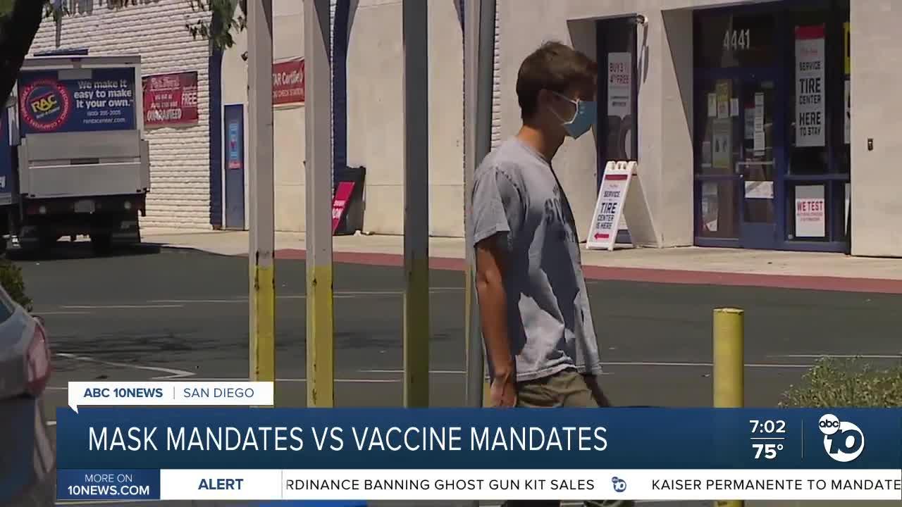 Americans might prefer vaccine mandates over mask mandates