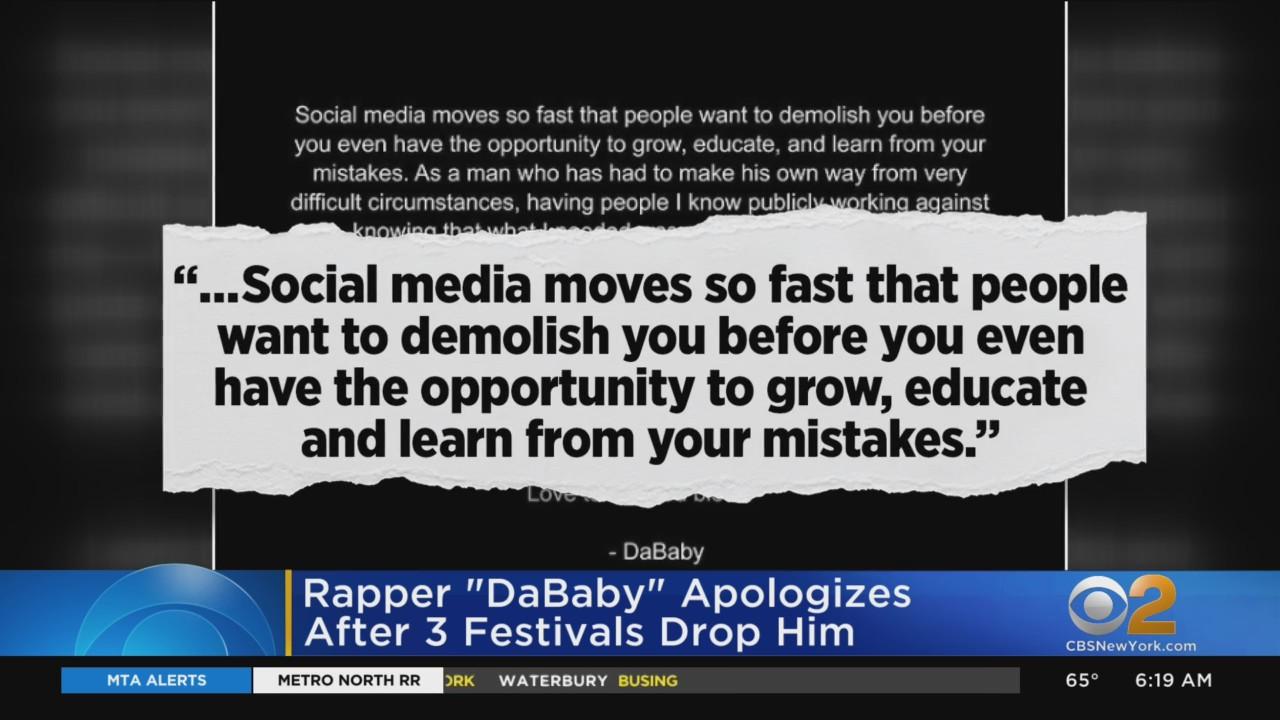 DaBaby Apologizes For 'Hurtful And Triggering' Comments
