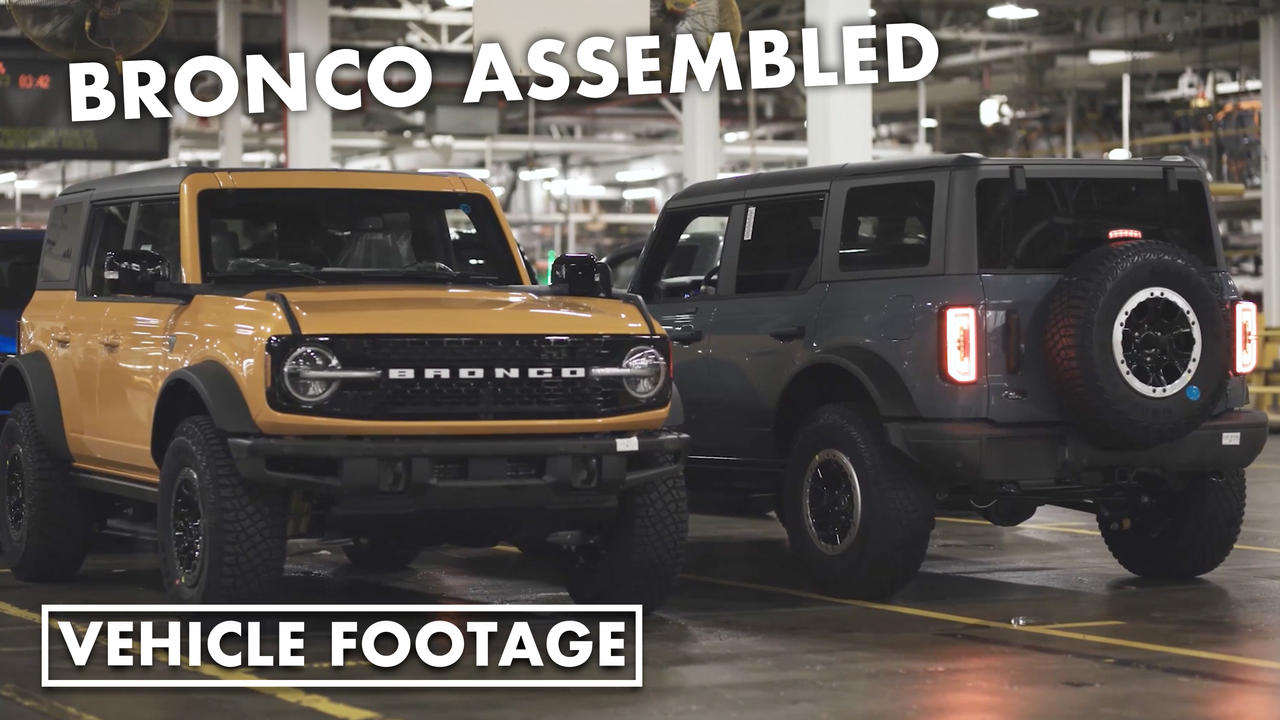Ford Bronco being assembled