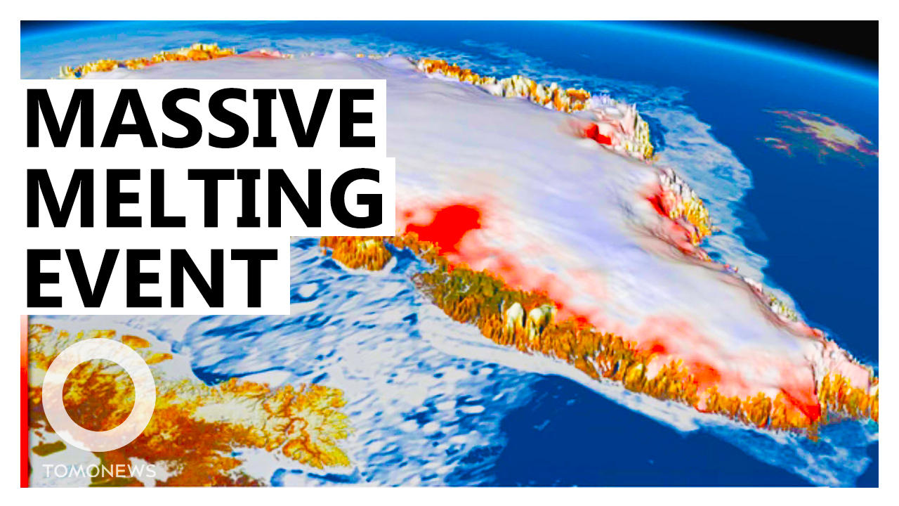 Massive Melting Event Strikes Greenland Due to Heat Wave